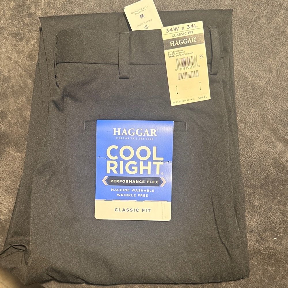 Haggar Men's Performance Flex Gray Shorts